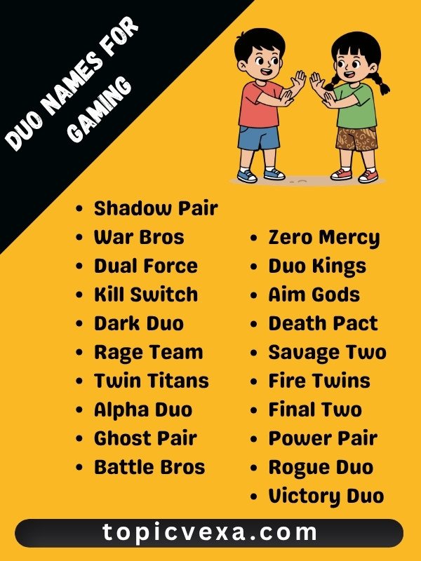 Best Duo Names for Gaming