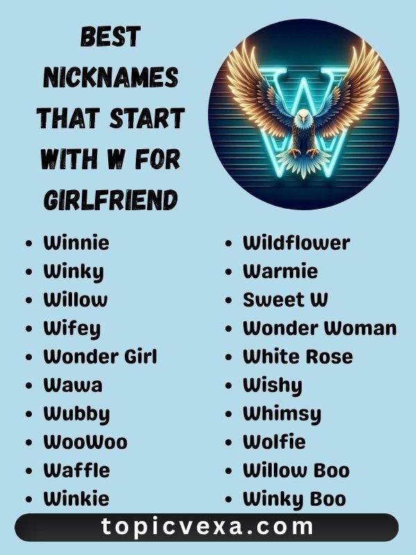 Best Nicknames That Start With W For Girlfriend