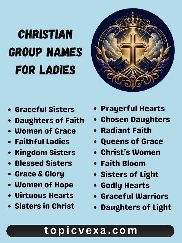 Christian Group Names for Ladies