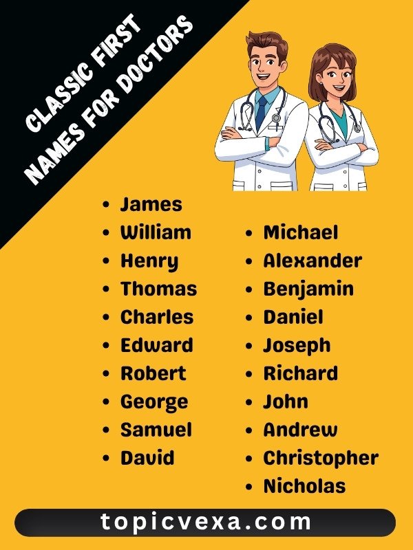 Classic First Names for Doctors