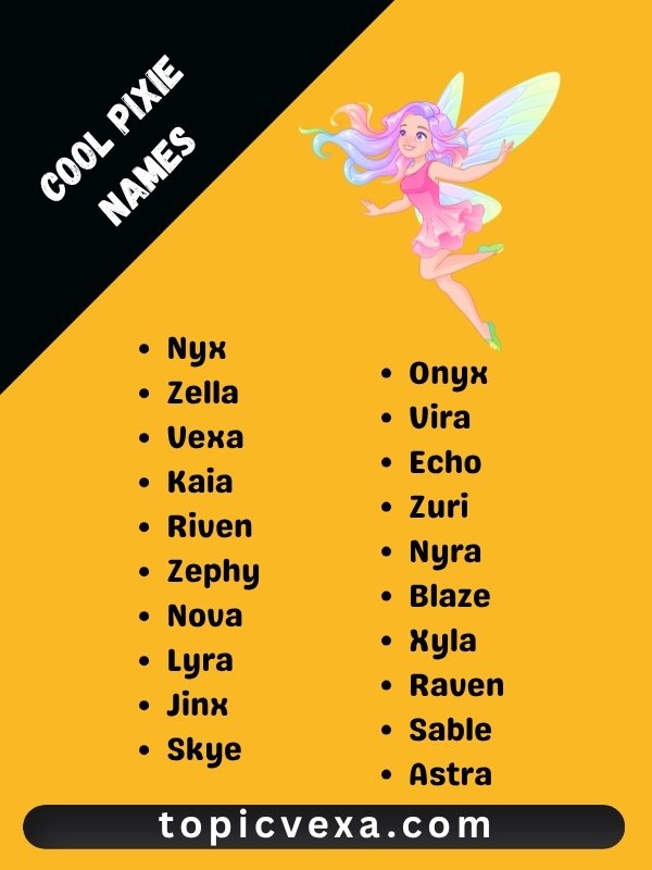 Cool pixie names