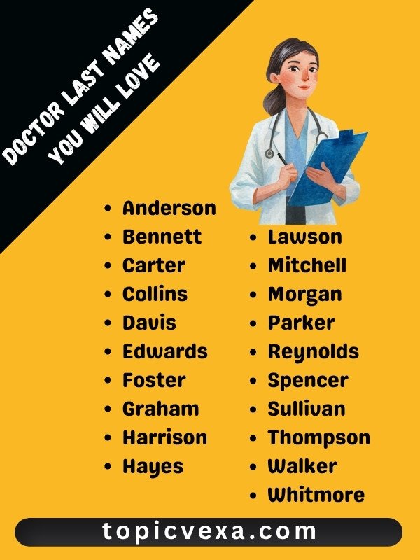Doctor Last Names You Will Love