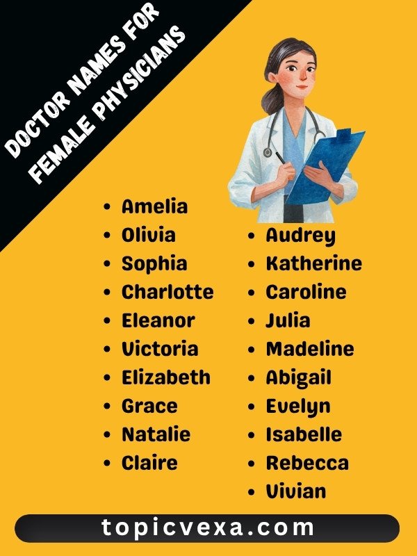Doctor Names for Female Physicians