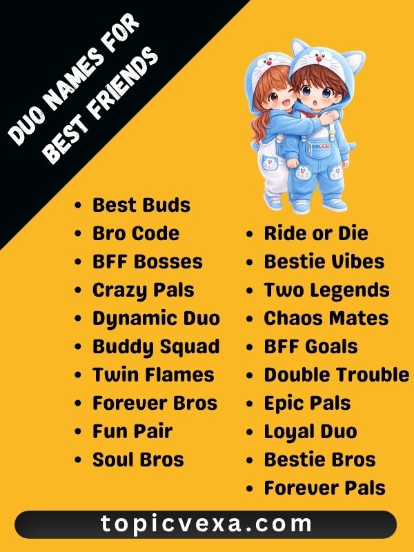 Duo Names for Best Friends