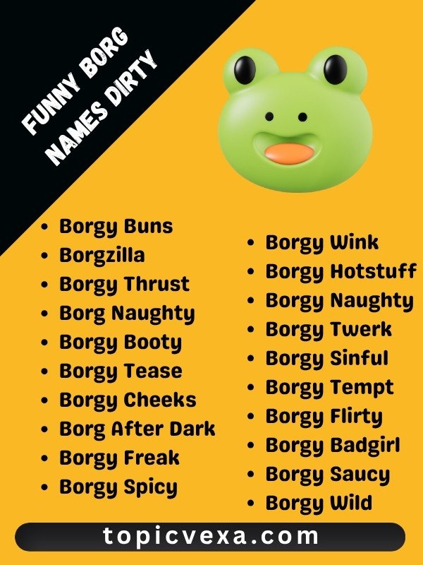 Funny Borg Names Dirty