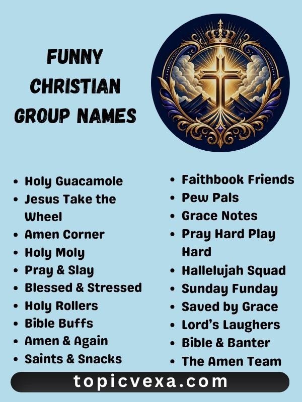 Funny Christian Group Names