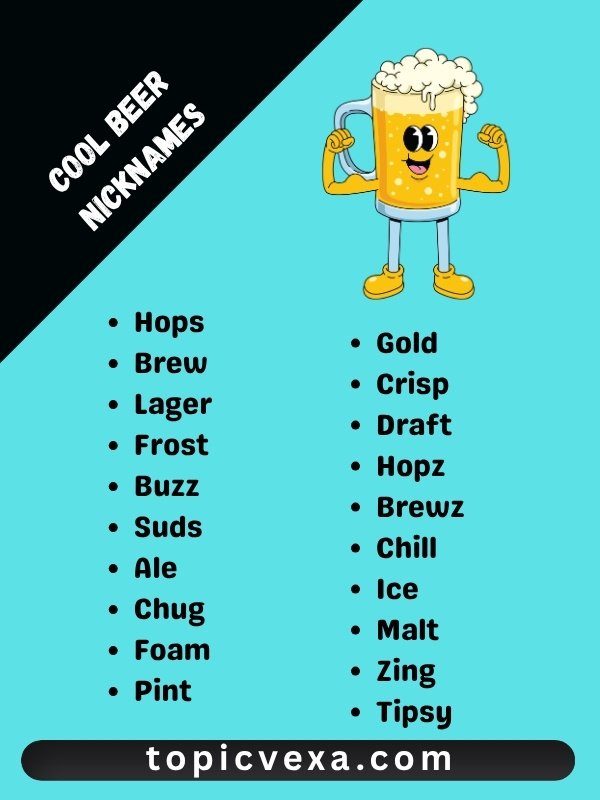 Cool Beer Nicknames