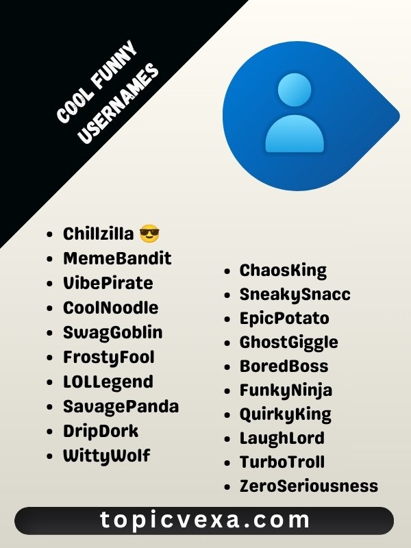 Cool Funny Usernames