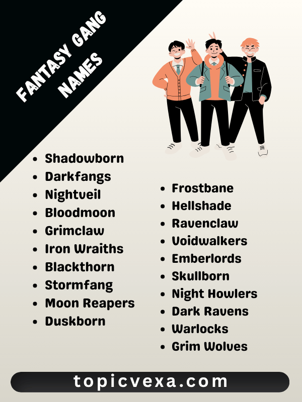 Fantasy Gang Names