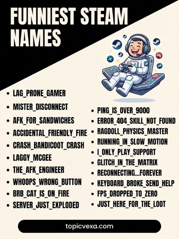 Funniest Steam Names