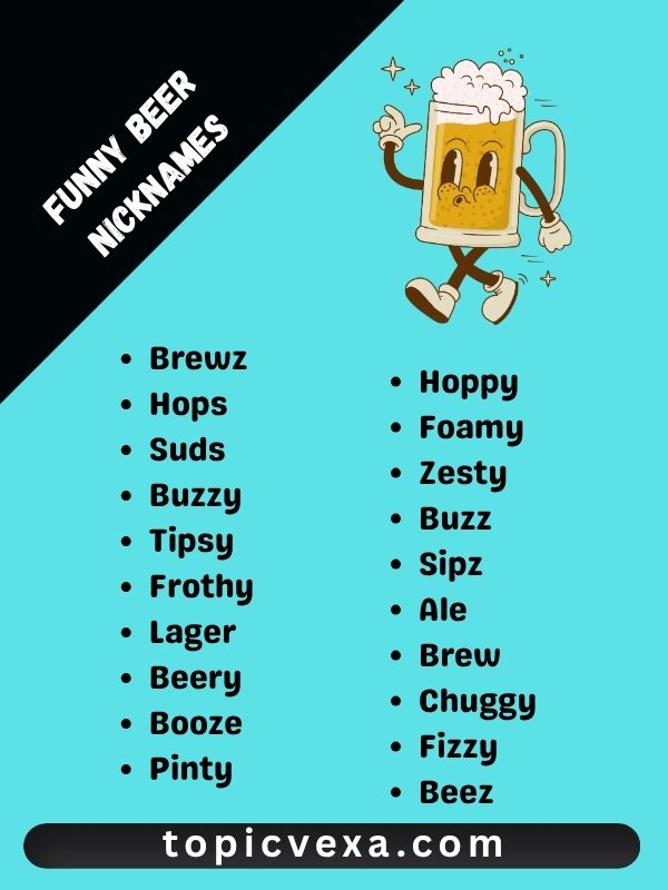 Funny Beer Nicknames