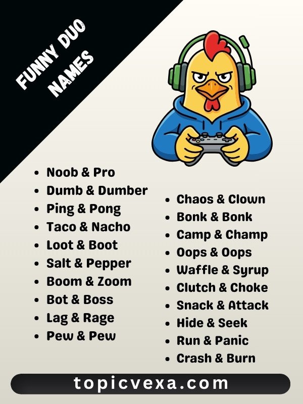Funny Duo Names