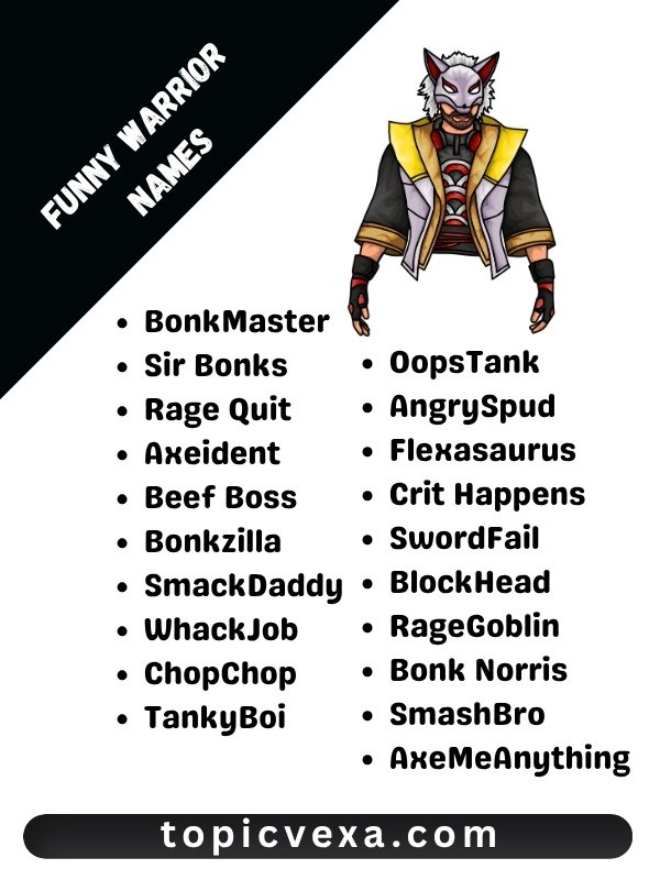 Funny Warrior Names