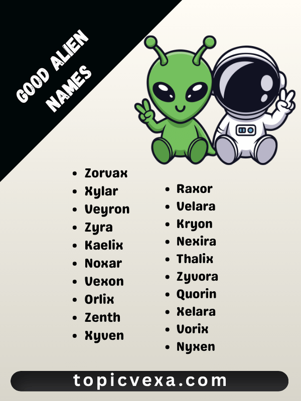 Good Alien Names
