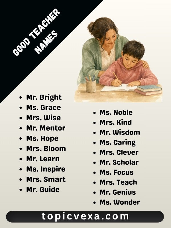 Good Teacher Names