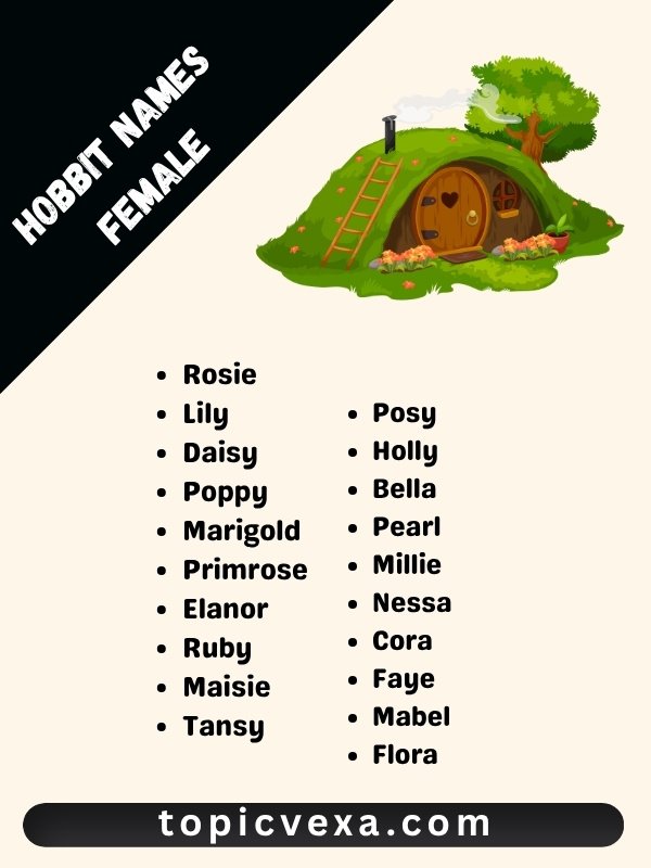 Hobbit Names Female