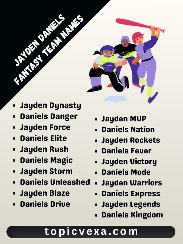Jayden Daniels Fantasy Team Names