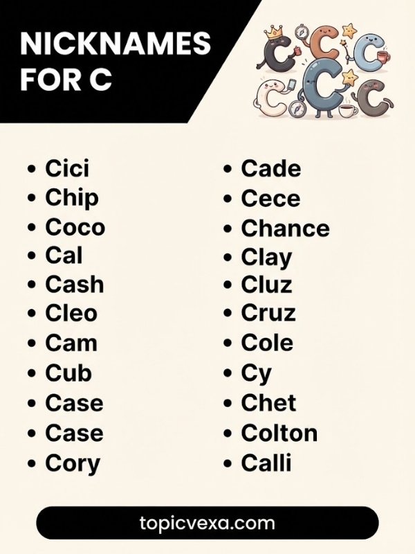 Nicknames For C