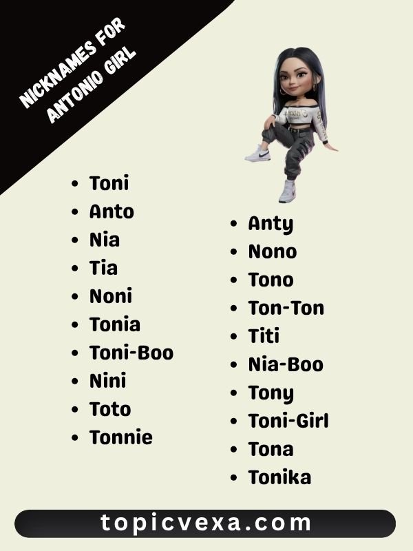 Nicknames for Antonio Girl
