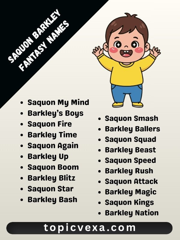 Saquon Barkley Fantasy Names