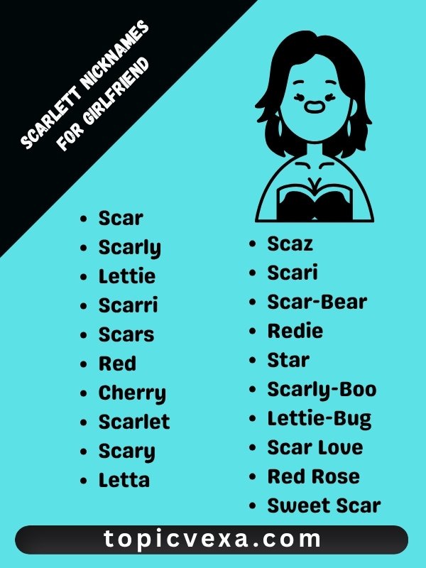 Scarlett nicknames for girlfriend
