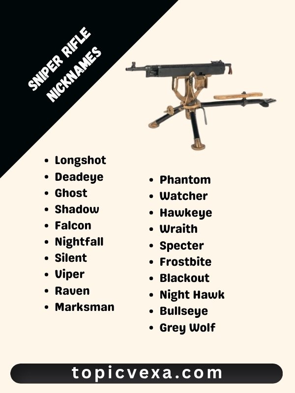 Sniper Rifle Nicknames