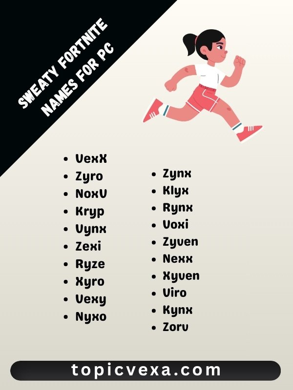 Sweaty Fortnite Names For Pc