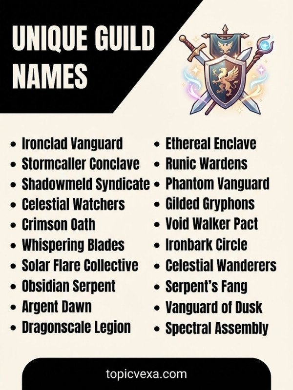Unique Guild Names