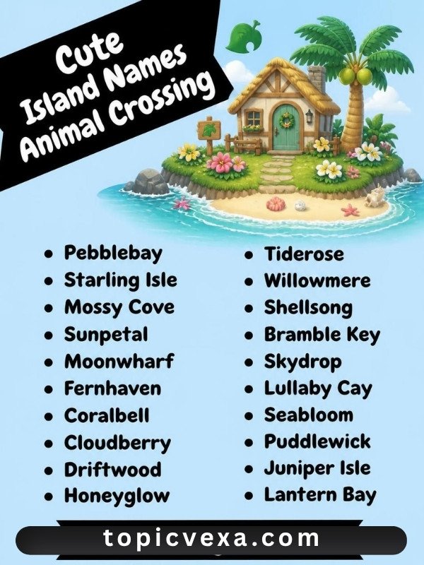 Cute Island Names Animal Crossing