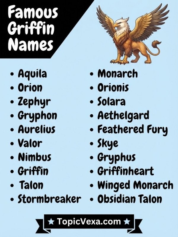 Famous Griffin Names