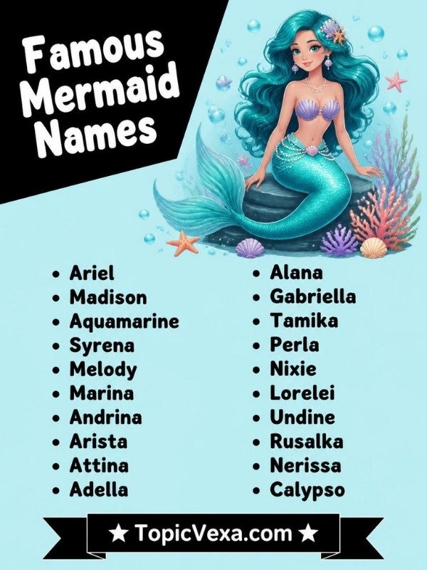 Famous Mermaid Names