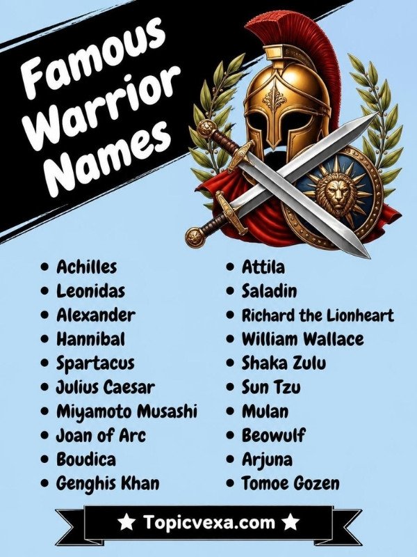 Famous Warrior Names