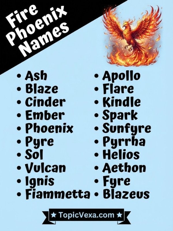 Fire Phoenix Names