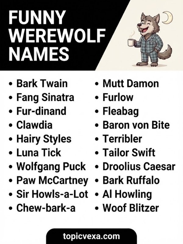 Funny Werewolf Names