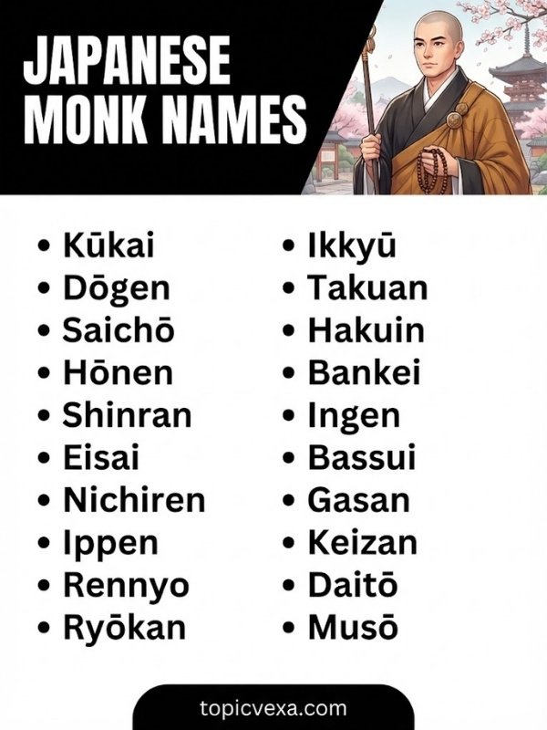 Japanese Monk Names