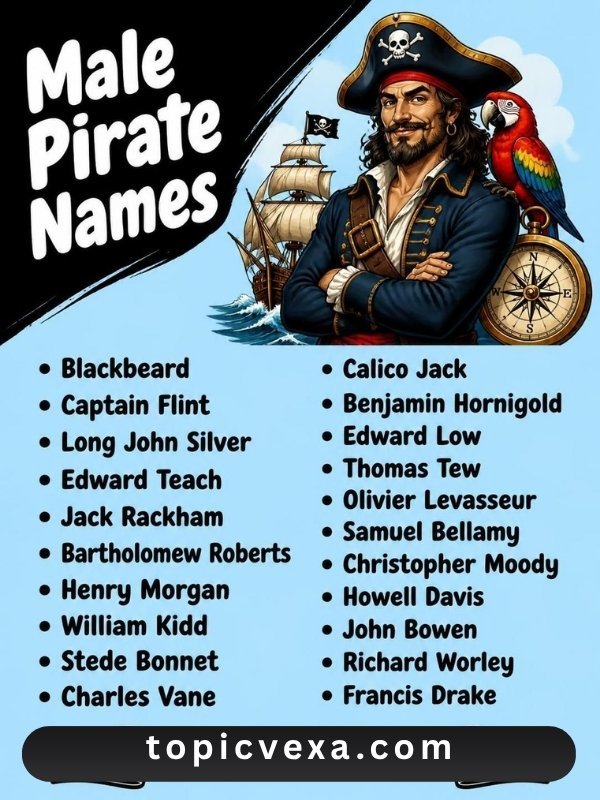 Male Pirate Names