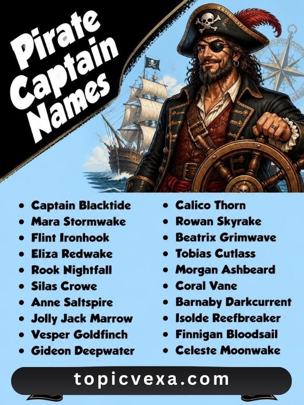 Pirate Captain Names