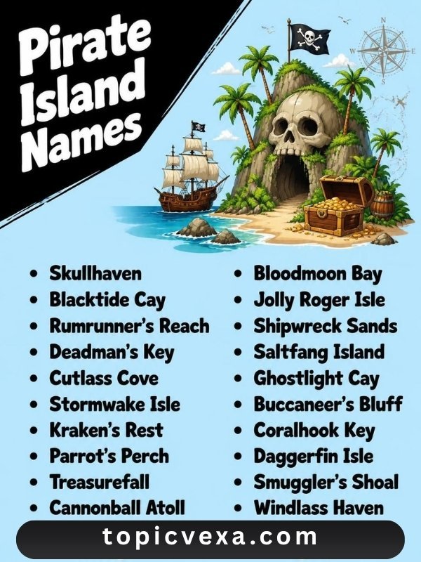 Pirate Island Names
