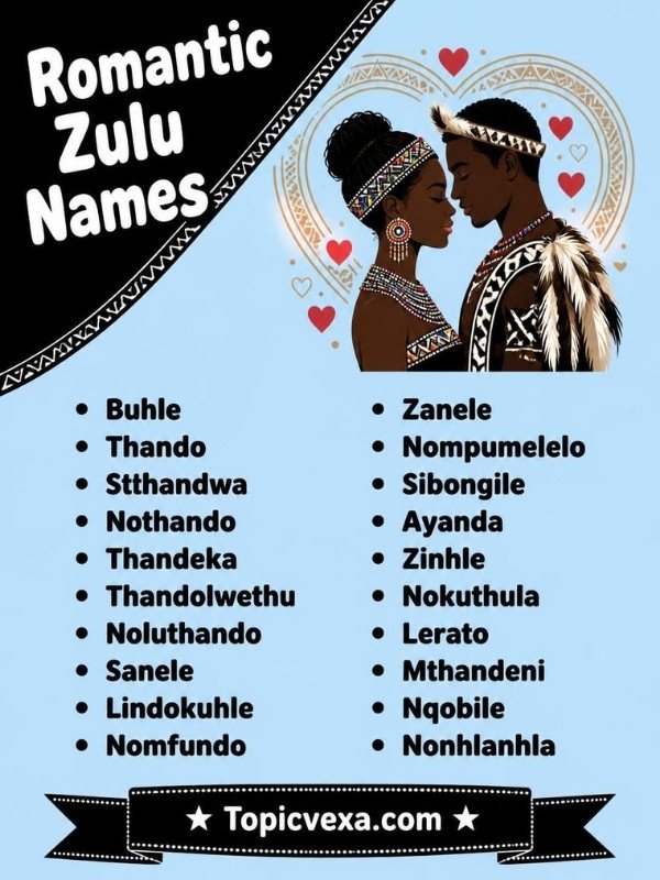 Romantic Zulu Names