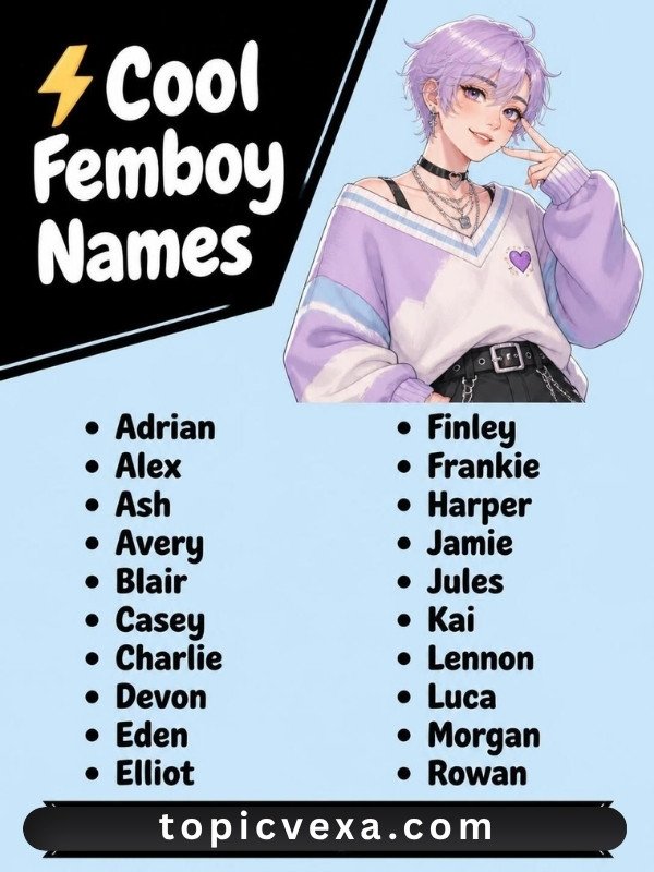 ⚡ Cool Femboy Names