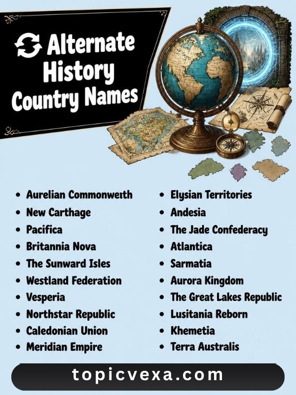 🔄 Alternate History Country Names